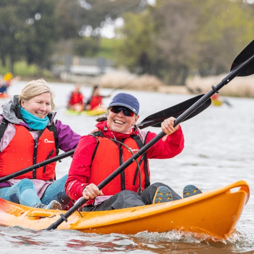 Women Only Adventure Race Canberra kayakers